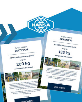 Techniklösung von HANSA Klima – Klima-, Kälte- oder Lüftungstechnik für Industrie und Gewerbe - everwave Zertifikate
