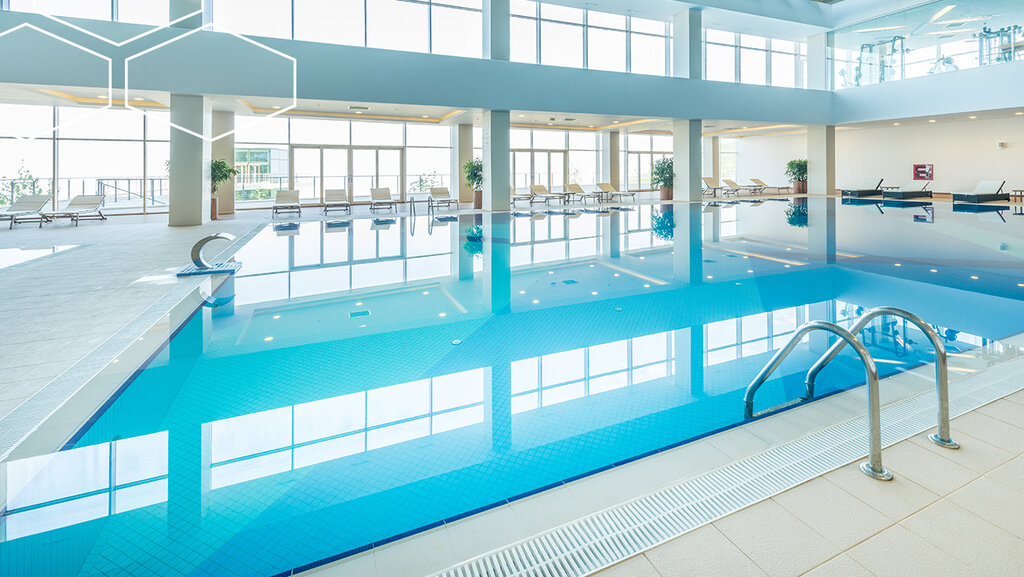 Swimming pool from the inside